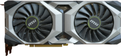 Nvidia GeForce RTX 2080 VENTUS OC Edition, manufactured by board-partner MSI