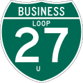 Business Interstate 27-U marker