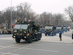 Older version of LAROM MLRS on DAC-665T chassis