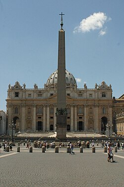 The Vatican Obelisk in Rome