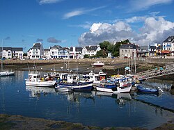 Boats in Lesconil harbour, in 2005