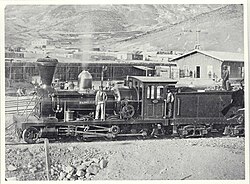 Chañarcillo train station in 1862