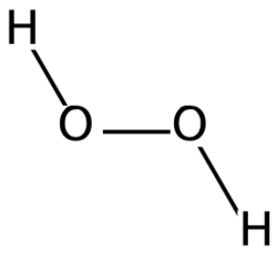 Hydrogen Peroxide Structural Diagram