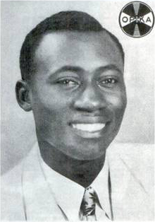 Promotional photo of Kabasele for Opika in the early 1950s