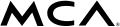 Previous MCA Records popular music logo; currently used by active label MCA Nashville and MCA Records France.