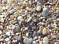 The 'sand' at Slapton Sands consists of small pebbles.