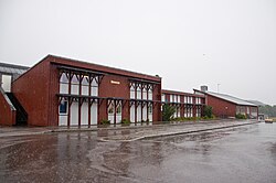 View of the village school