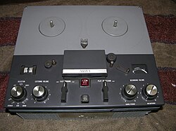 Ampex Model 1250 tube stereo tape recorder c. 1962 – designed for the high end consumer market