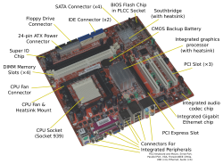 Acer E360 Socket 939 motherboard by Foxconn