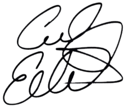 Carl Edwards signature