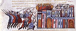 After capturing Edessa, the army under George Maniakes defends the city from a counter-attack by the Saracens.
