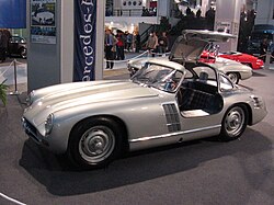 1953 300 SL prototype for the 1954 W198 road car, with large doors and vents