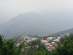 Overlooking Caoling from Caoling Elementary School, in 2020