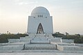 A view of the mausoleum