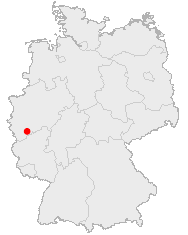 Location of Swisttal in Germany