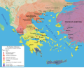 Map of the territory of Philip II of Macedon