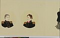 A pictorial representation of Perry (on the right) from the scroll painted by the Japanese artist Hibata Ōsuke to mark the occasion of the signing of the Convention of Kanagawa in 1854. The 15.25m long scroll has been part of the British Museum's collection since 2013.
