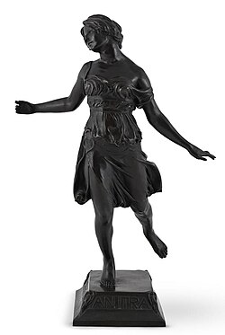 Colour photograph of Edith Maryon's sculpture The Dance of Anitra