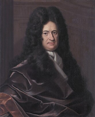 Painting of Gottfried Leibniz.