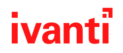 Ivanti logo (wordmark) in red