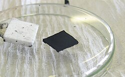 Buckyprism with casting frit