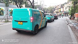 Xanh SM's VinFast EC Van in Hanoi, 2026