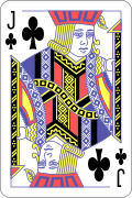Jack of clubs