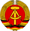Coat of arms of the GDR, (26 September 1955 to 2 October 1990)