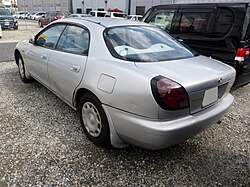 Rear view of the sedan
