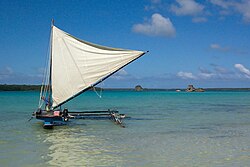 A proa in New Caledonia