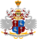 Coat of arms as Jonkheers De Graeff, 1885 (shovel and swan)