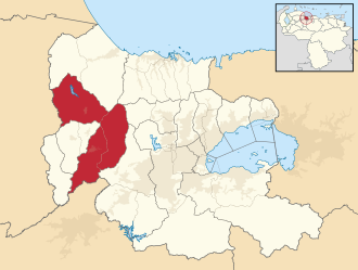 Location in Carabobo