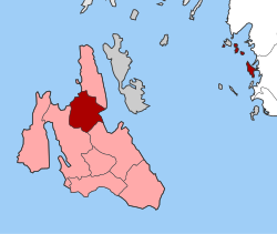Location within the regional unit