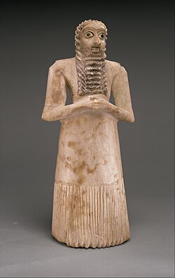 Standing male worshiper, Mesopotamian, 2750–2600 BCE(?)