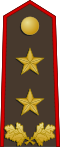 Ģenerālmajors (Latvian Land Forces)[40]
