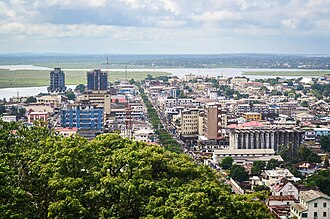 Monrovia's skyline