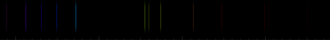 Color lines in a spectral range