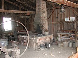 Interior of shop