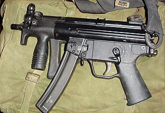 The Helwan MP5K, is used by the Group 55(the International Counter-Terrorism Unit) of the 6th Battalion of the Egyptian Republican Guard.