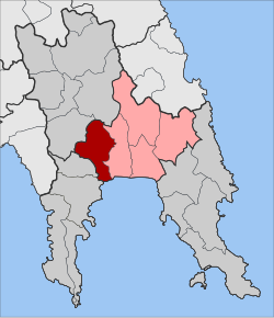 Location within the regional unit