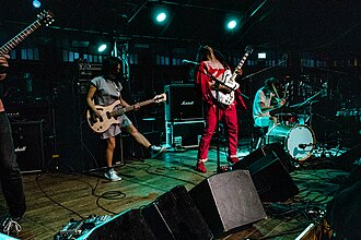 Deerhoof performing at Haldern Pop in 2018
