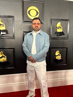Timofey Reznikov on the red carpet at the 65th Grammy Awards (2023)
