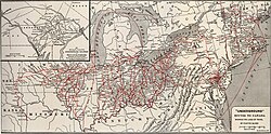 Underground Railroad routes