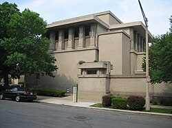 Facade of Unity Temple