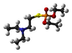 Ball-and-stick model of VG
