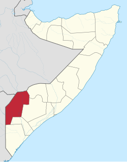Location in Somalia