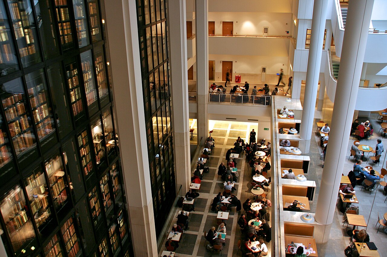 View of the Kings Library, British Library.jpg