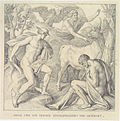 Argos wird von Hermes by Julius Schnorr von Carolsfeld (1794–1872)