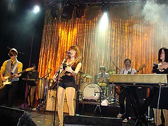 Rilo Kiley performing in 2007