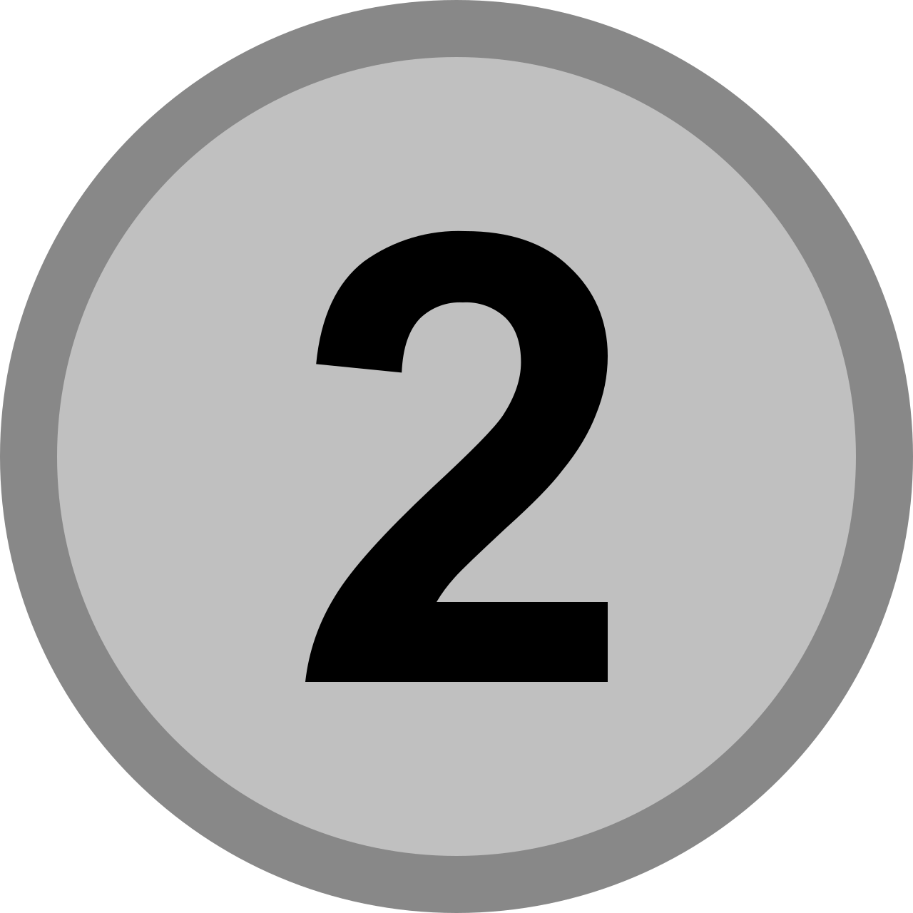 Silver medal icon.svg